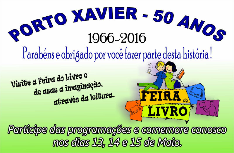 Feira do Livro integra a programação do cinqüentenário